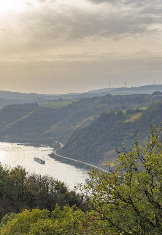 Ausblick Rheintal ohne Bank | © Loreley Touristik GmbH Ausblick Rheintal ohne Bank | © Loreley Touristik GmbH