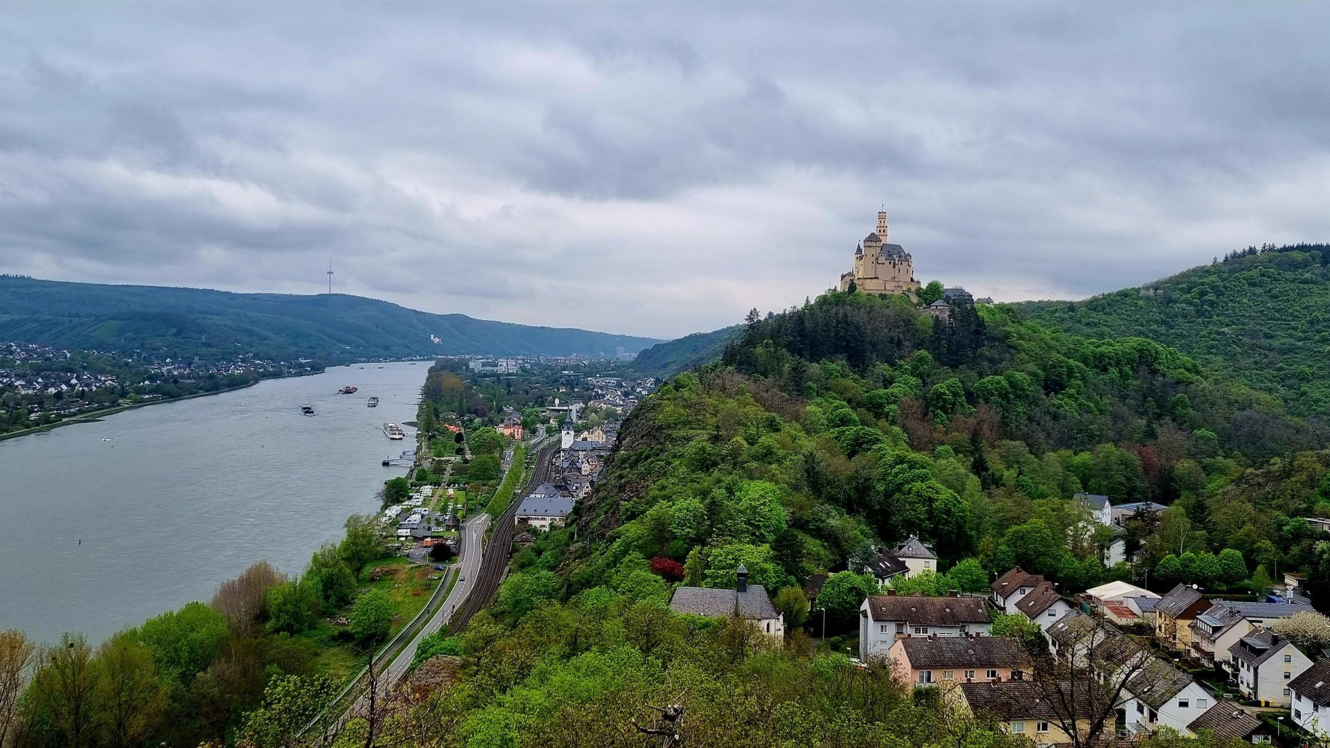 Aussicht auf Marksburg | &copy; Ulrike Dallmann