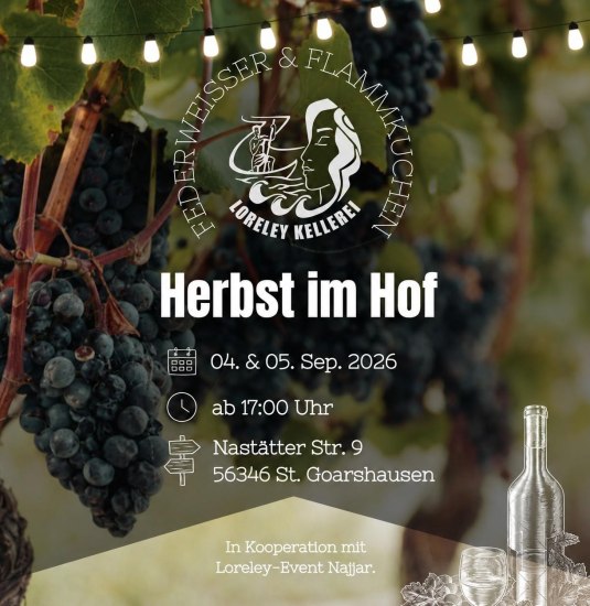 Herbst im Hof | &copy; Loreley Kellerei Leonhard