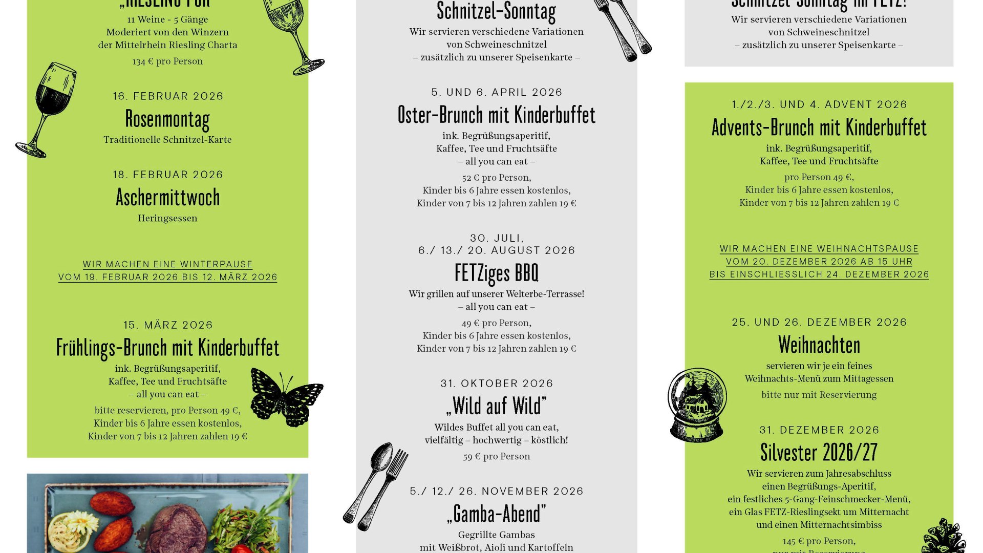 Veranstaltungen_Fetz_2026 | &copy; Loreley Hotel Fetz