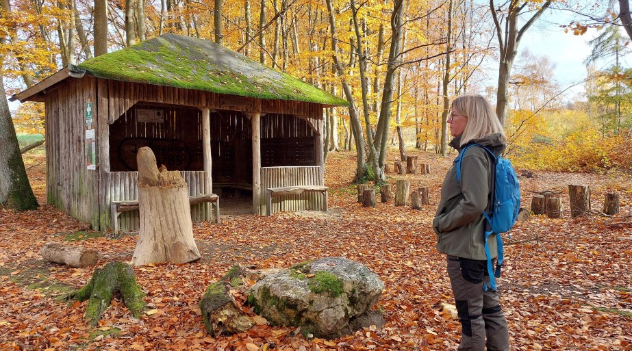 Hütte im Herbst | © Yvonne Herhold