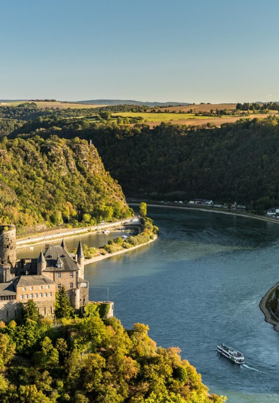 Burg Katz und Loreley | © Dominik Ketz Burg Katz und Loreley | © Dominik Ketz