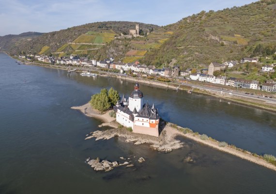 Pfalzgrafenstein von oben | &copy; Andreas Pacek, fototour-deutschland.de